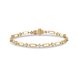 Orbit Diamond Link Bracelet