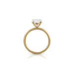 Oval Solitaire Engagement Ring 2