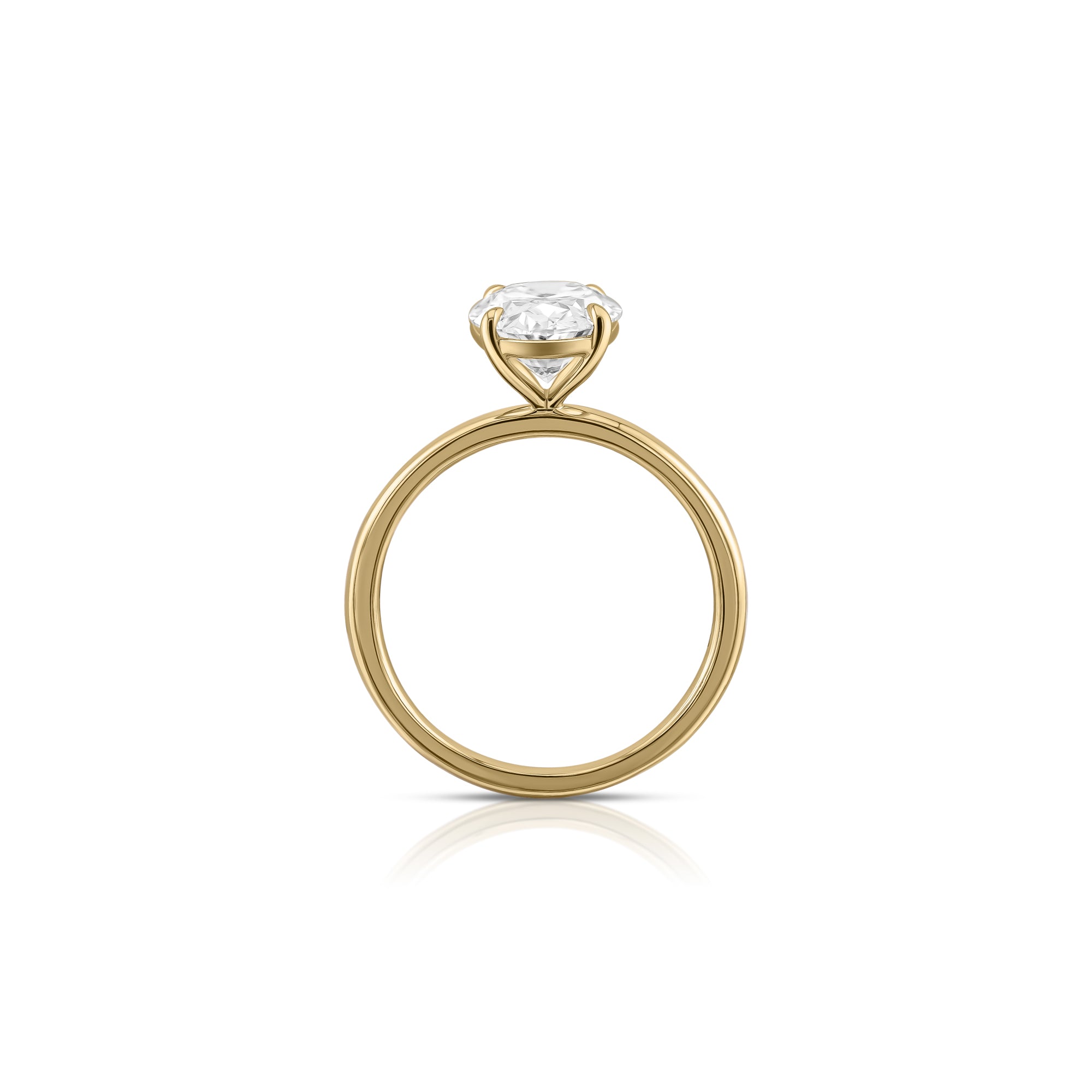 Oval Solitaire Engagement Ring