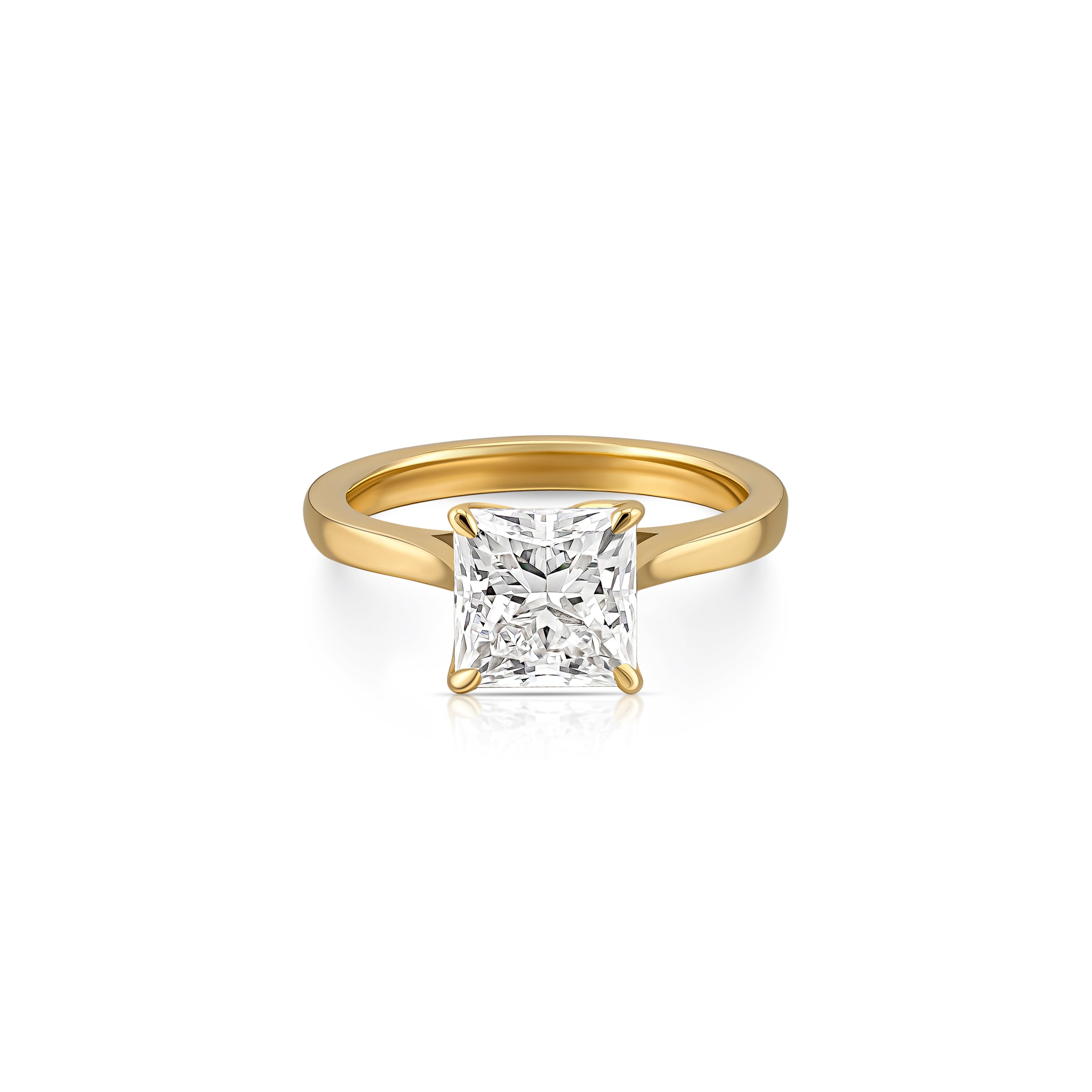 Thea Princess Cut Engagement Ring