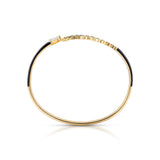 Pleated Eva Diamond Bracelet Cuff