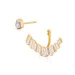 Pleated Julietta Diamond Earrings
