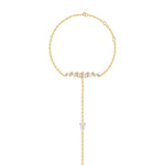Pleated Sahara Diamond Hand Chain
