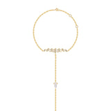 Pleated Sahara Diamond Hand Chain