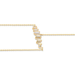 Pleated Sahara Diamond Hand Chain