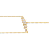 Pleated Sahara Diamond Hand Chain