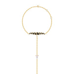 Pleated Sahara Diamond Hand Chain