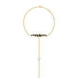 Pleated Sahara Diamond Hand Chain