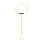 Pleated Sahara Diamond Hand Chain