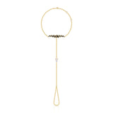 Pleated Sahara Diamond Hand Chain