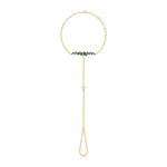 Pleated Sahara Diamond Hand Chain