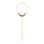 Pleated Vera Diamond Hand Chain