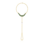 Pleated Vera Diamond Hand Chain