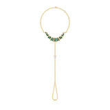 Pleated Vera Diamond Hand Chain