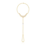 Pleated Vera Diamond Hand Chain