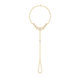 Pleated Vera Diamond Hand Chain