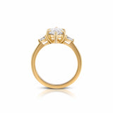 Nara Engagement Ring - Marquise & Pear Trilogy Ring