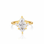 Nara Engagement Ring - Marquise & Pear Trilogy Ring