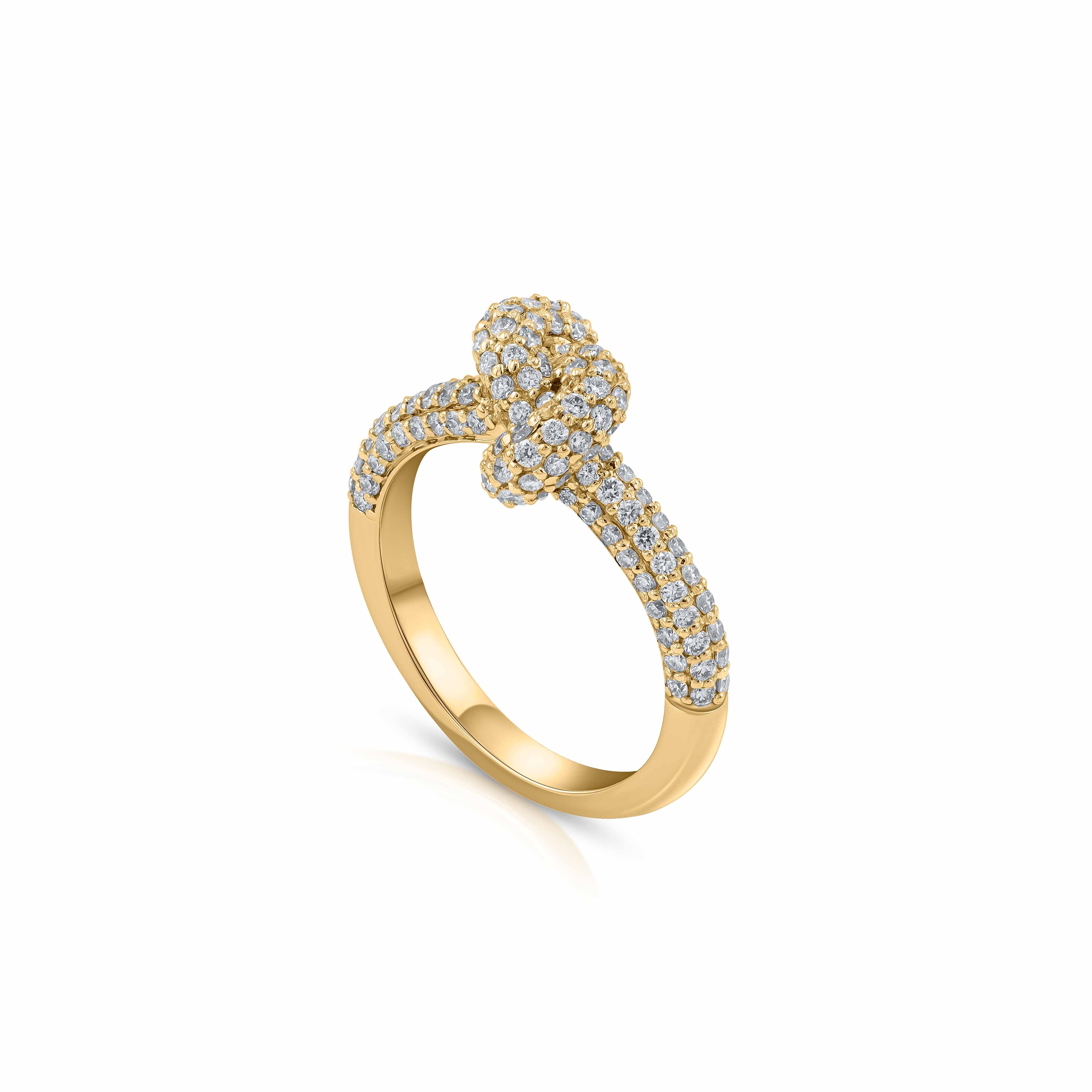 Knot Diamond Ring
