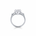 The Serena Ring – Heart & Baguette Trilogy Ring 3