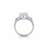 The Serena Ring – Heart & Baguette Trilogy Ring