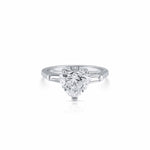 The Serena Ring – Heart & Baguette Trilogy Ring 1