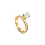 Lumine Baguette Diamond Engagement Ring