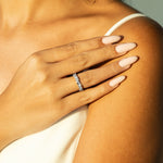 Marquise & Round Brilliant Eternity Ring (Certified)