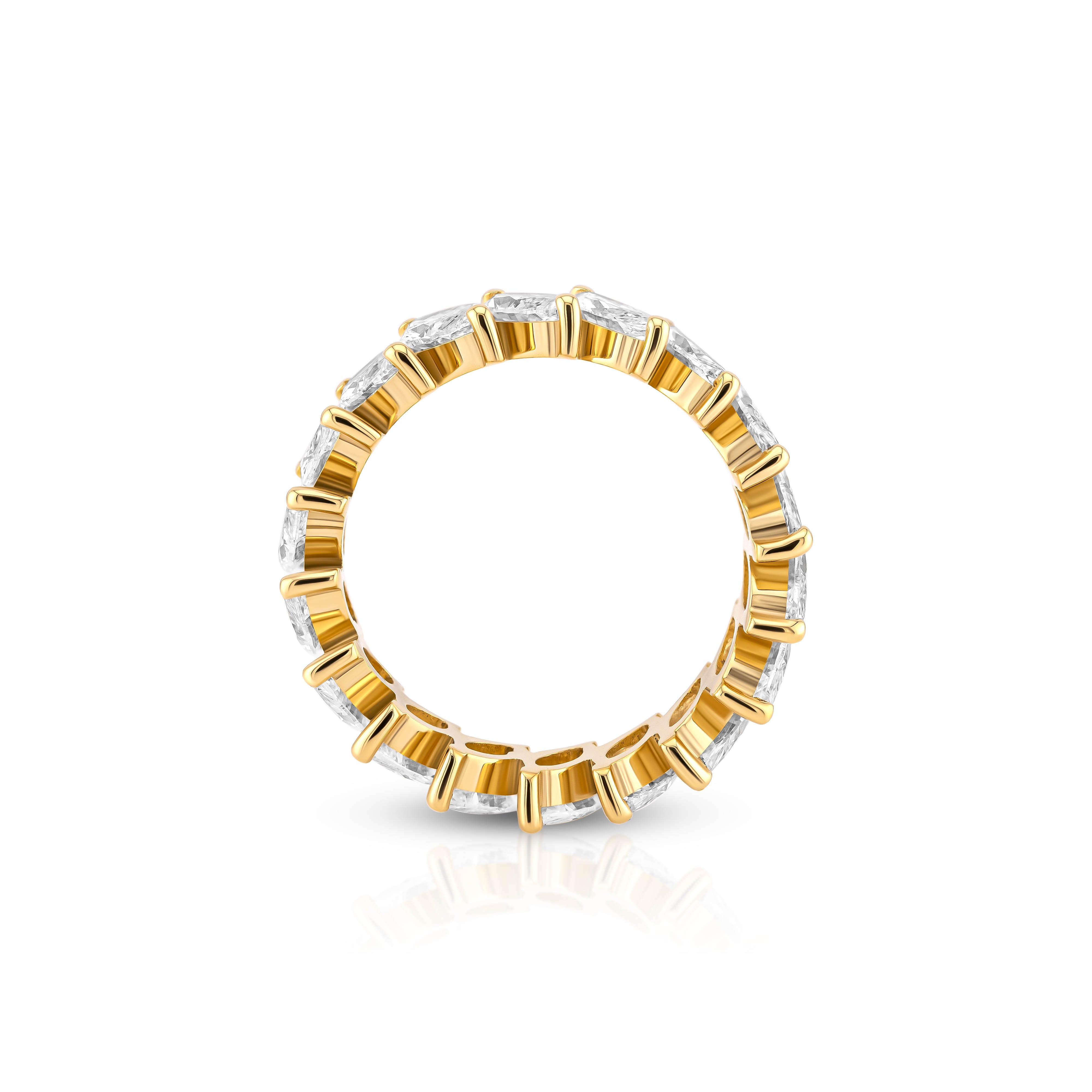 Slanted Marquise Diamond Ring 01