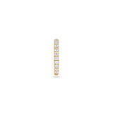 Sofia Diamond Pave Huggies in 18K Yellow Gold