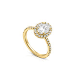 Solstice Classic Halo Diamond Ring