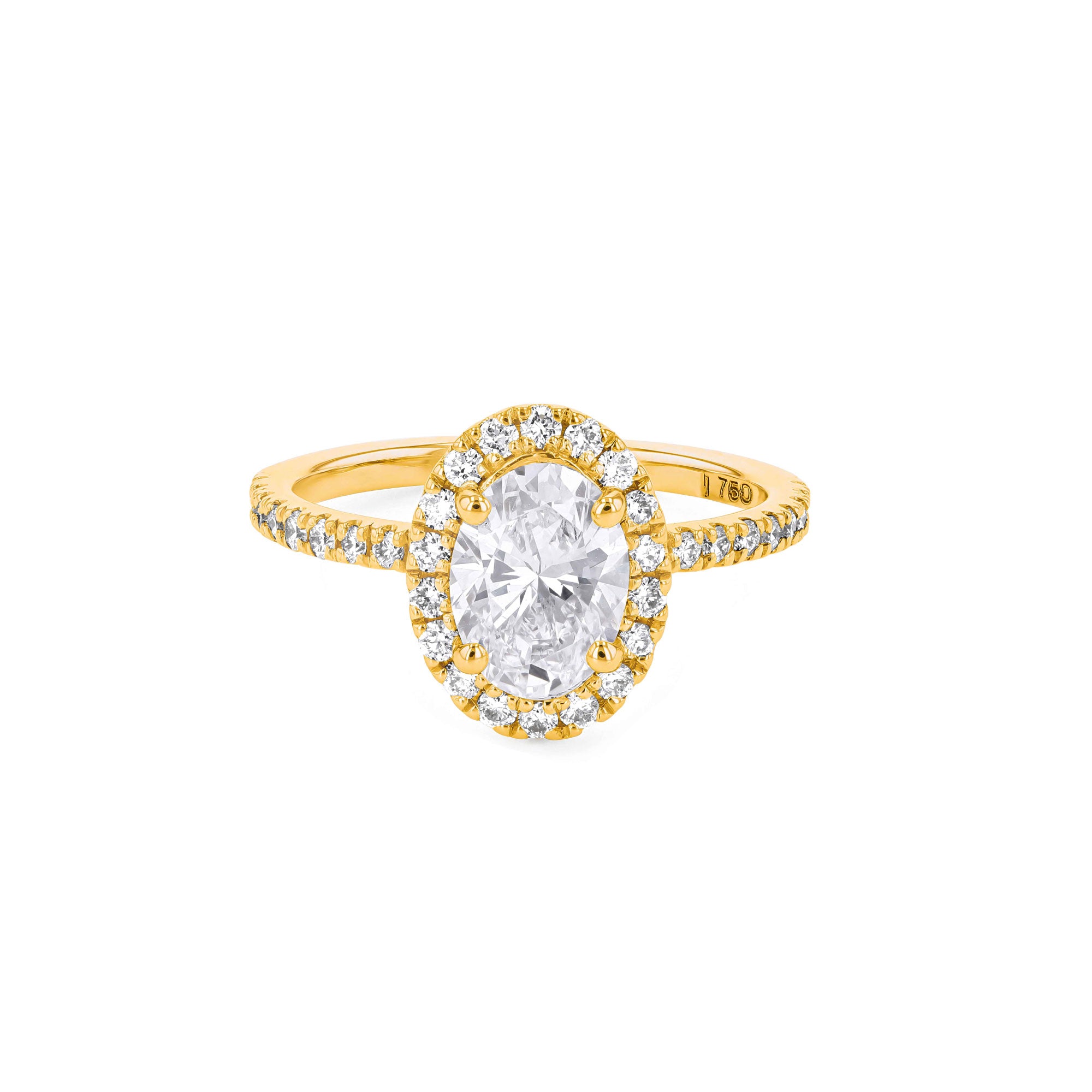 Solstice Classic Halo Diamond Ring – FYNE Jewellery