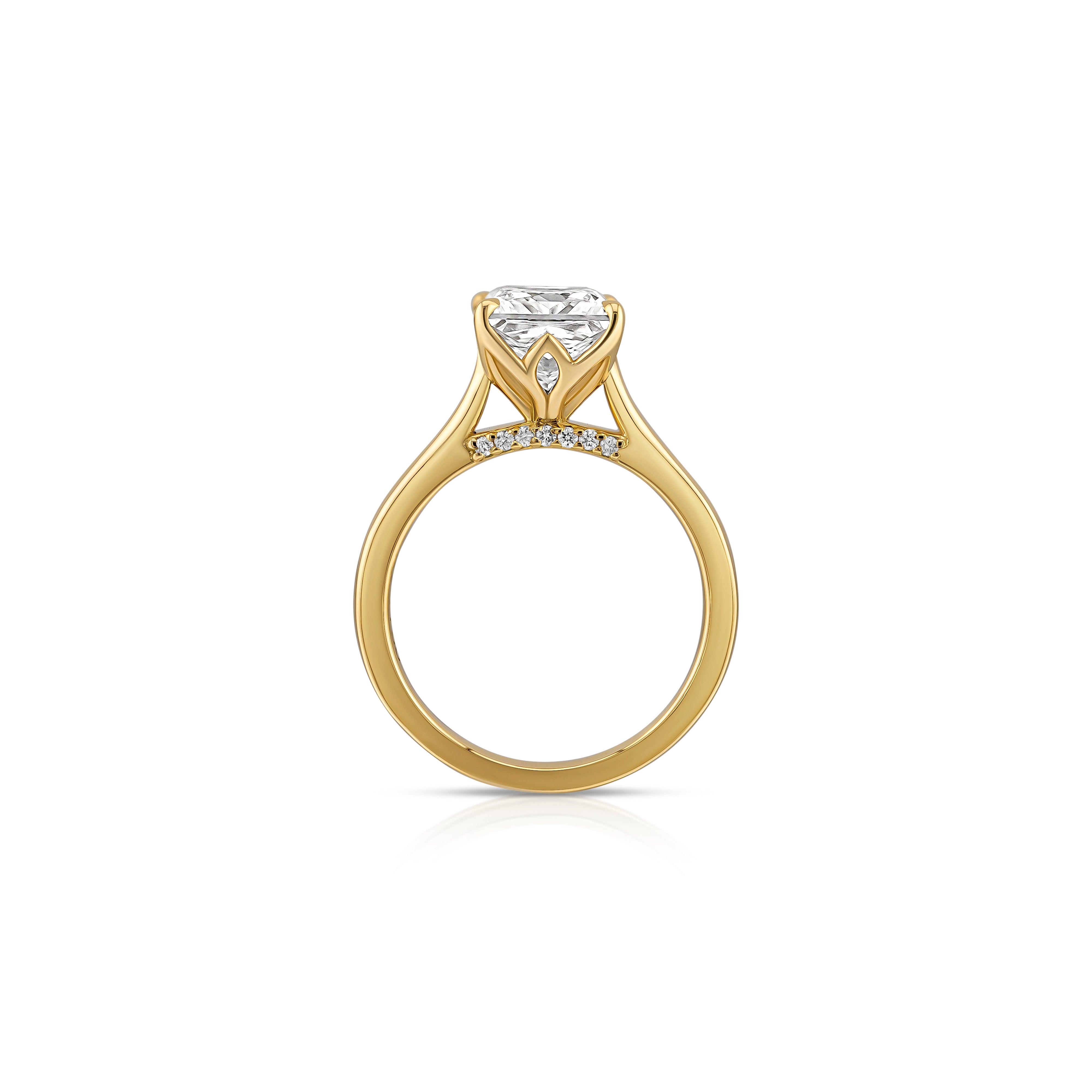 Thea Princess Cut Engagement Ring