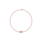 Toi et Moi Bezel Diamond Bracelet – Oval & Pear