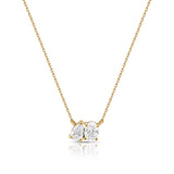 Toi et Moi Diamond Necklace – Oval & Pear