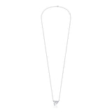 Toi et Moi Diamond Necklace – Heart & Marquise