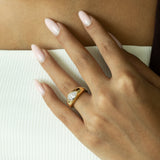 Zia Dome Pear Engagement Ring