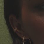 Ayla Diamond Pavé Hoops