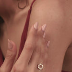Dahlia Mini Diamond Ring 5