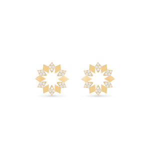 Dahlia Mini Diamond Earrings