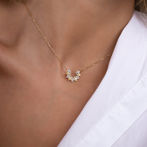 Dahlia Diamond Necklace