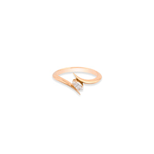 Ivy Marquise Diamond Ring in Rose Gold