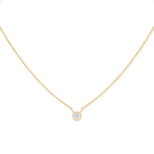 Noor Floating Diamond Necklace (Small)