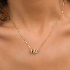 Zora Twist Diamond Necklace